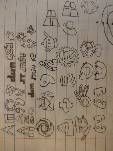 messy grid of approximate logos of varying quality and completeness
